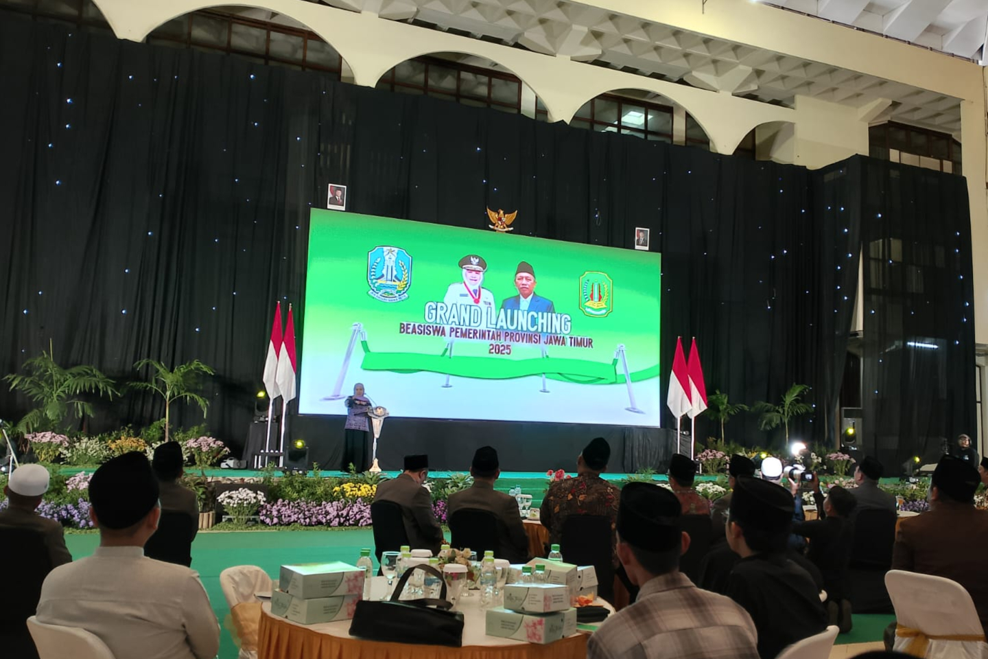 PIMPINAN PASCASARJANA IAIN MADURA HADIRI LAUNCHING BEASISWA LPPD JATIM