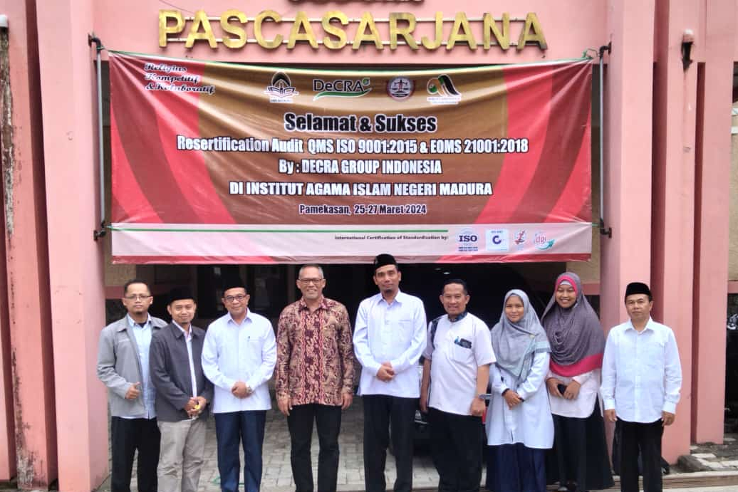 PASCASARJANA IAIN MADURA LAKUKAN AUDIT RESERTIFIKASI INTERNASIONAL ISO  BERSAMA PT. DECRA GROUP INDONESIA
